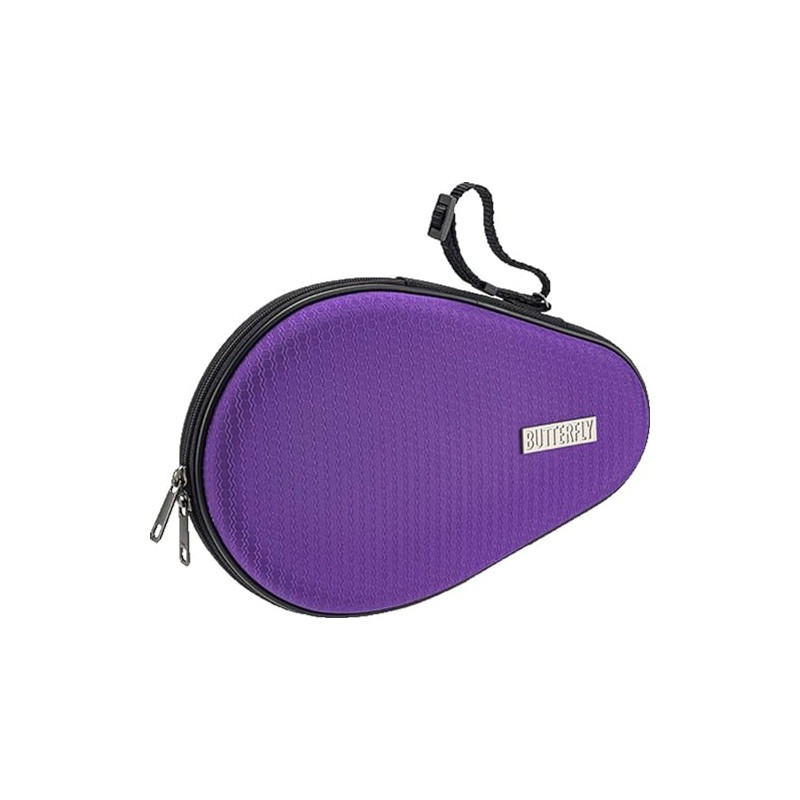 Butterfly Table Tennis Racket Case, Hard Full Case, Purple