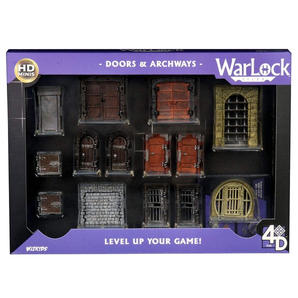 WizKids Warlock Dungeon Tiles: Doors & Archways