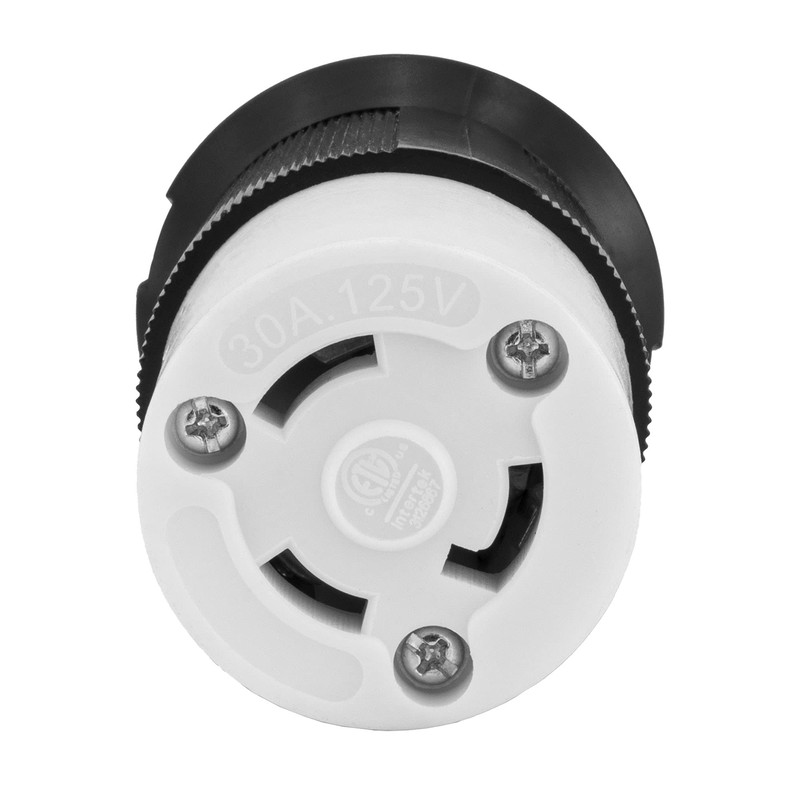 RecPro 30 Amp RV Plug | Female Connector | Locking