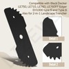 LIZEWEI 5 Pcs 7-1/2-inch Edge Hog Heavy-Duty Edger Blade Compatible