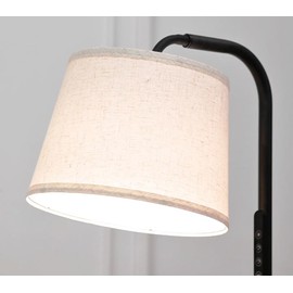 Caromolly Floor Lamp Linen Shade