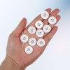 20PCS White Mother of Pearl Shell Buttons, Natural White MOP