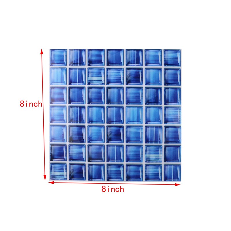 Geesatis 10 Pcs Adhesive Peel and Stick Tile Backsplash for