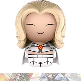 Emma Frost: Dorbz Vinyl Figurine Bundle with 1 Comics Theme Compatible Trading Card (217-11672)