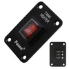 Facon 12Volts Switch Box Panel, 10Amps Rocket On&Off Switch with