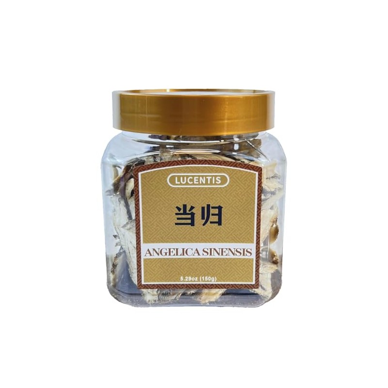 Dang Gui Tea, Angelica Root Slices 5.3oz/150g, Chinese Dried Angelica