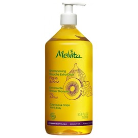 Melvita Extra-Gentle Shower Shampoo Organic 1 Litre