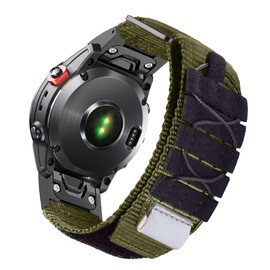 SumRioo QuickFit 22 mm Bracelet for Garmin Fenix 7/6/5/Fenix 7 Pro Solar/7 Pro/7 Solar/6 Pro Solar/6 Pro/6 Solar/5 Plus, Nylon Replacement Strap for Garmin Epix 2 47 mm/Forerunner 965/955/945/935,