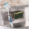 Simple Houseware Kitchen Sink Caddy Organizer for Brush Sponge Holder,