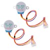 Aoicrie 2Sets 28BYJ-48 DC 5V Stepper Motor + ULN2003 Driver