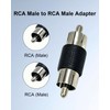 SEYUGOPTI 2 Pack Gold Plated RCA Male to Male Barrel