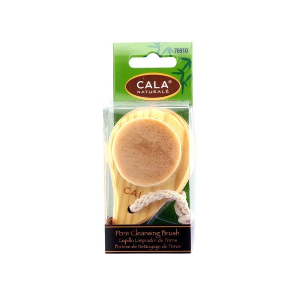 CALA. Bamboo Pore Cleansing Brush, Synthetic Microfiber Bristles, Deep Cleansing