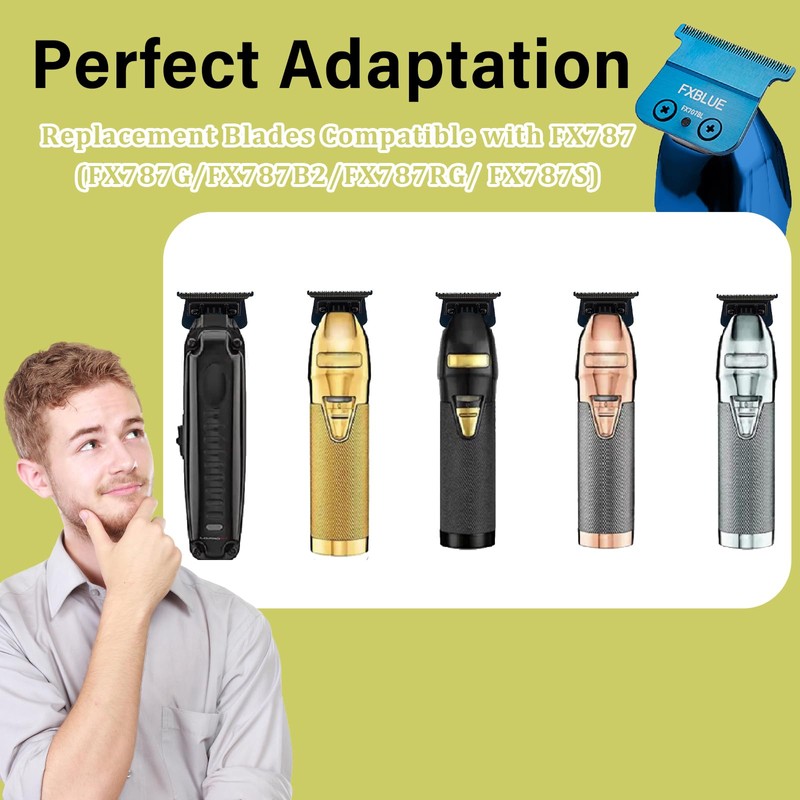 FX707BL DLC Replacement Blades Compatible with BaByli**PRO FX787 & LoPROFX