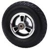 Wheelchair Wheel Replacement Solid PU Reinforced Aluminum Alloy Hub Walker