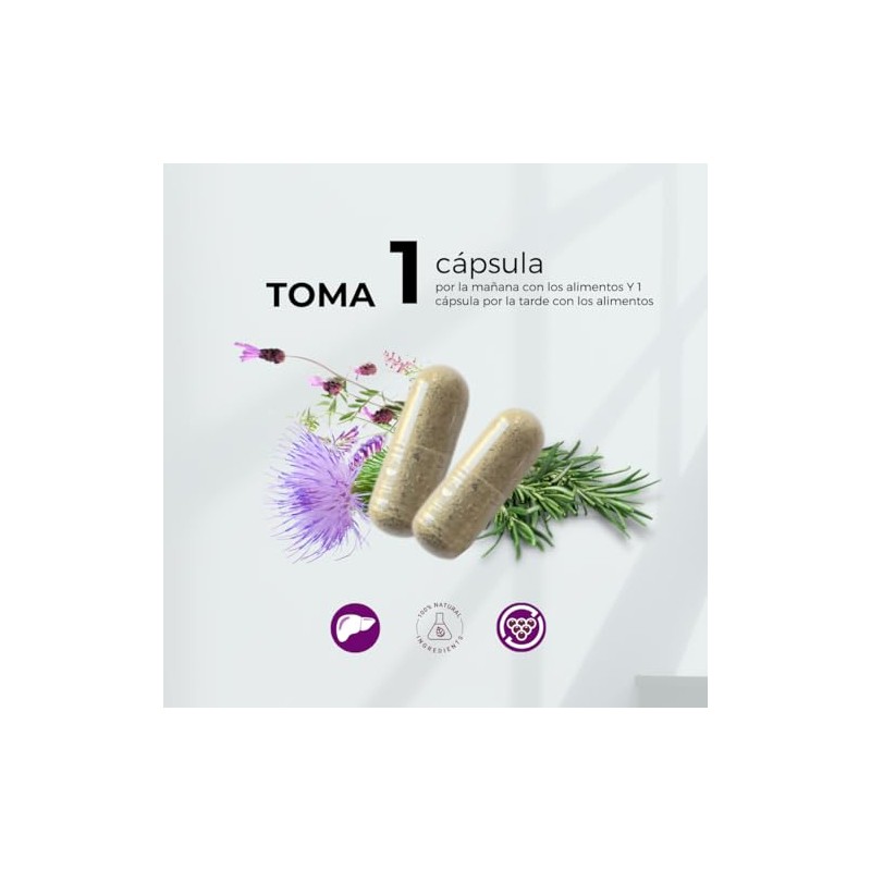 Biosuple Cardo Mariano Alcachofa Complejo Herbal Extractos Naturales Suplemento Alimenticio