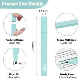 Piochoo Highlighters, Aesthetic Cute Pastel Highlighters Set, 10 pcs, Chisel Tip, No Bleed Bible Highlighter Assorted Colors, Back to School Supplies