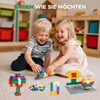 HUIZDQ Building Blocks for Children from 3 Years, 8 Bricks,