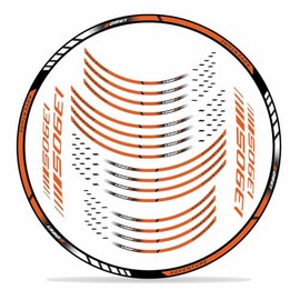 Set Felgenrand Aufkleber Orange Compatible with KTM 1390 Super Adventure S X710176VA