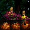 Tuanse 3 Pieces Solar Powered Mosaic Lights, Outdoor Hanging Solar