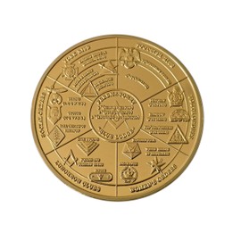 Eillwin Freemason Brotherhood Masonic Collectible & Commemorative New Big 50mm diameter Coin