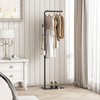 Metal Coat Rack Bracket Finish Stable Marble Base with High-end