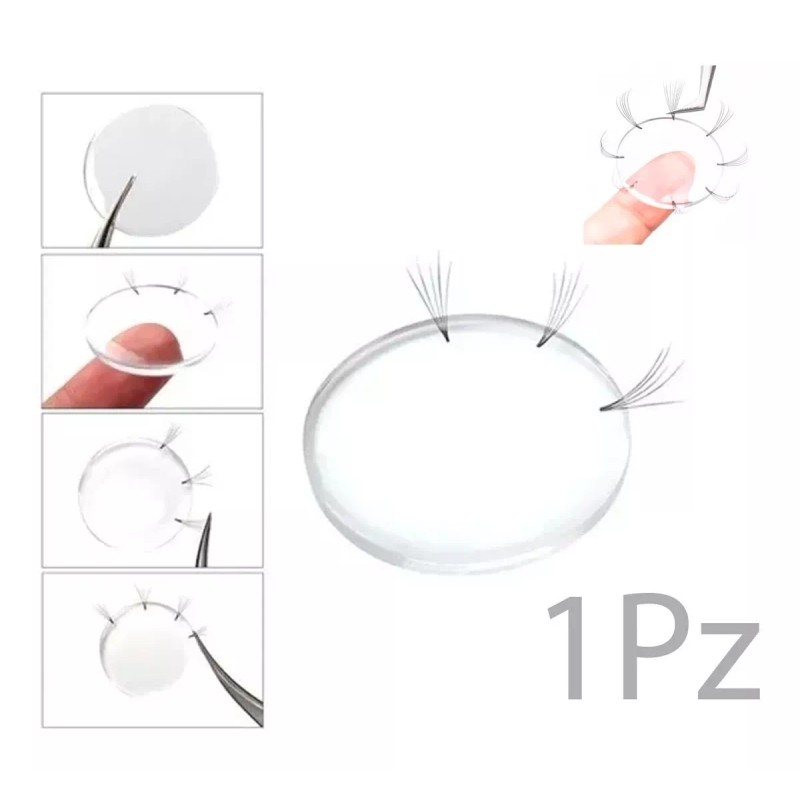 Mafab Goma Volumen Fácil Pestañas Transparente Suave Silicon Full