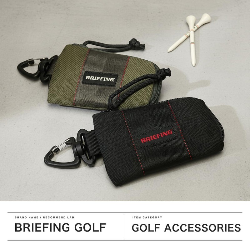 Briefing BRG253G26 TAN GOLF STANDARD SERIES ROUND PURSE STD Pouch