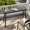 Crestlive Products Outdoor Bar Table, Hot Tub Table, 55'' Patio