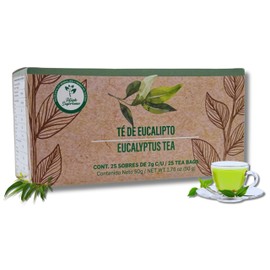 Té De Eucalipto (Eucalyptus Tea) – 100% Natural, Vegan | 25 Tea Bags| High Supreme