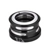 Dilwe Bicycle Bearing Headset, Headset 44 mm Handlebar Riser Adapter