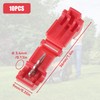 Pack of 10 Cable Connectors/Connection Clamps for Robotic Lawnmower Boundary