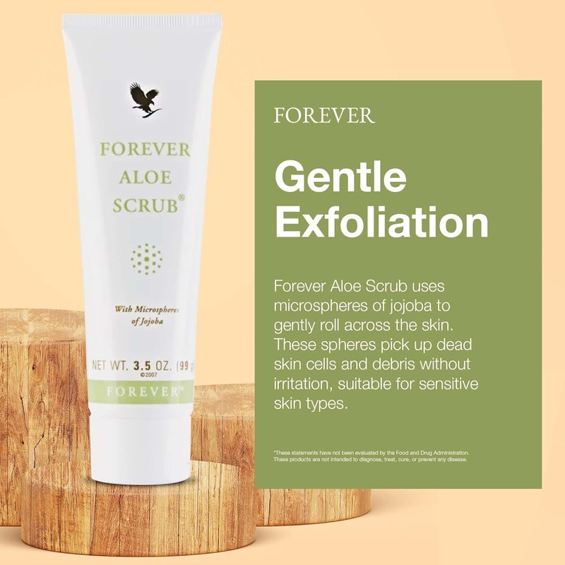 Forever Living - Aloe Scrub® Gentle Exfoliation with Jojoba Microspheres