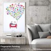 Fdit Fingerprint Guest Book Fingerprint Tree Canvas Creative DIY Fingerprint