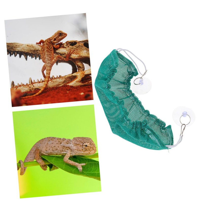 Kisangel Hanging Hammock Bed Reptile Seaweed Toy Swing Toy Safe