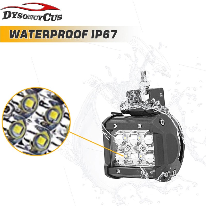DYSO 2024 Fit Dodge Ram 1500/2500/3500 LED Light Pod Backup