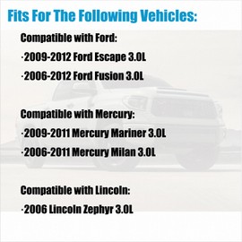 OYEAUTO Ignition Coil Pack with Iridium Spark Plugs UF486 Set of 6 Compatible with Ford Mercury 2009-12 Escape 2006-12 Fusion 2009-11 Mariner 06-11 Milan 3.0L V6