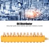 Oil Distributor Adjustable Brass Lube Piston Separator Divider Valve Lubrication