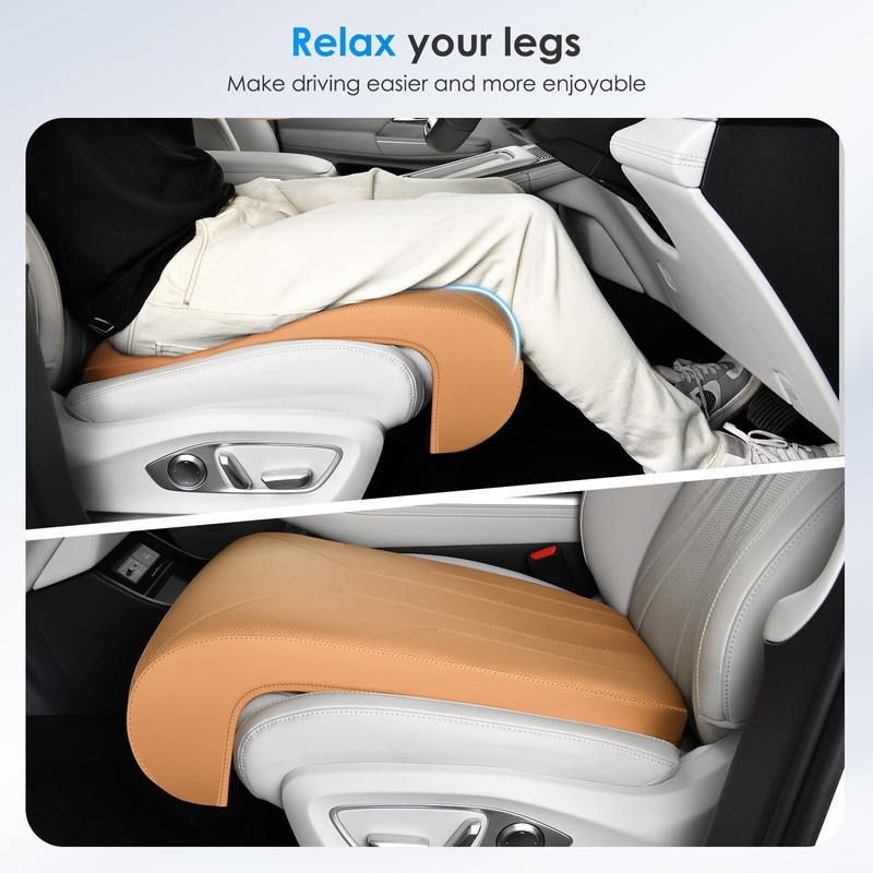FLORICH Car Seat Extender Leg Extender Support Cushion for Driver