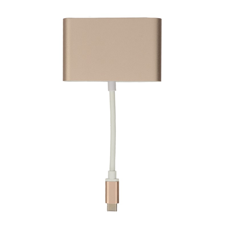USB 3.1 Type C to VGA Adapter Hub PD 3