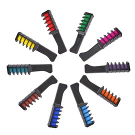 Ipetboom 10pcs Disposable Hair Color Comb Quick Drying Temporary Hair Dye Applicator Easy Wash Off Suitable for Salon Home Use Random Color Options Random Color