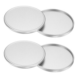 PATIKIL 49mm Metal Lens Cap, 2 Pcs Universal Lens Filter Stack Cap Aluminum Camera Filter Protective Case Slim Stack for 37mm Thread Size Camera Circular Polarizing Fader, Silver