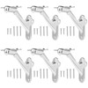 RealPlus Handrail Bracket 3" Staircase Hand Rail Brackets Wall Mounted