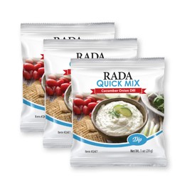 RADA 3 Pack Gluten Free Cucumber Onion Dill Quick Mix Dips