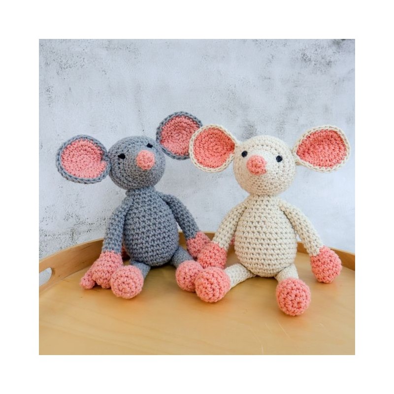 Hoooked DIY Crochet Kit Monica Mouse PAK295