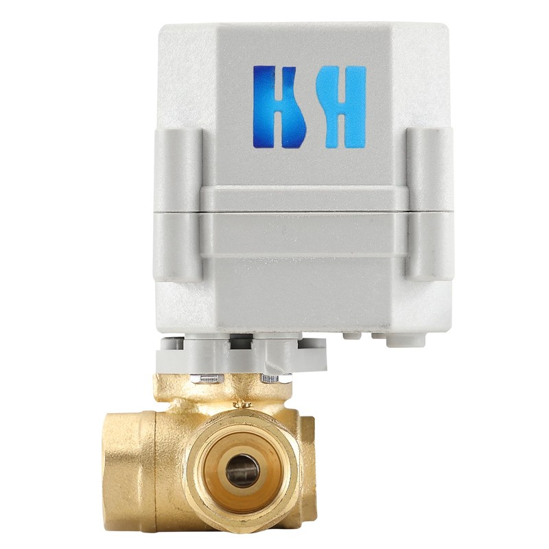 HSH-Flo 3/8" DN10 3 Way 12VDC CR5-01 NPT Brass L