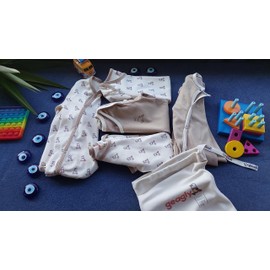 geagly new born new joy 3-6 Months Newborn Baby Clothing Gift Set Organic Cotton Gender Neutral Infant Bodysuit Sleeping Suit Boy Girl Essentials