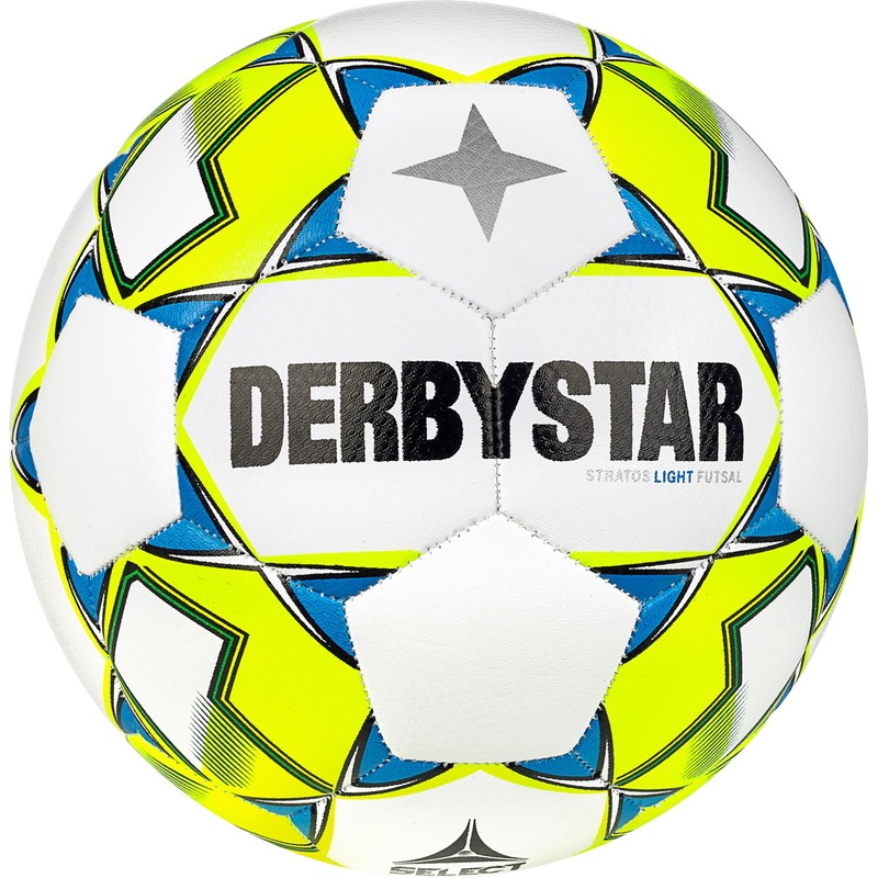 Derbystar Stratos Football Balls White/Yellow/Blue 4