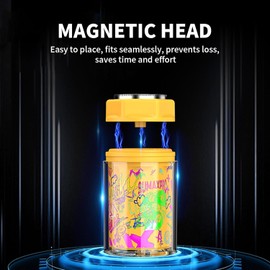 Mini Electric Shaver for Men, Ipx-7 Waterproof USB Rechargeable Portable Travel Razor (Yellow)