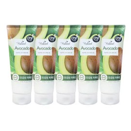 LG 엘지 온더바디 클렌징폼 더내추럴 아보카도 200g 5개 LG On The Body Cleansing Foam The Natural Avocado 200g 5ea