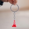 AOKWAWALIY Traffic Cone Key Chain Traffic Cone Pendant Construction Road